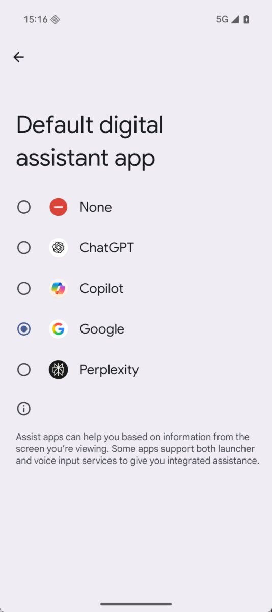 Android may soon recommend you use an 'optimized' voice assistant ...