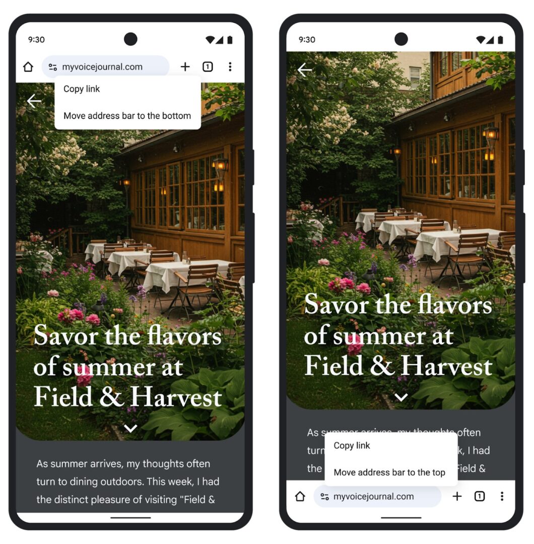 Chrome finally bringing bottom address bar option to Android - Android ...