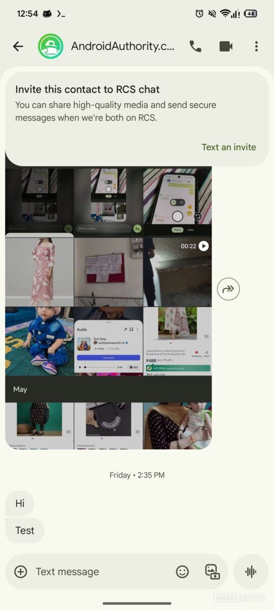 Google Messages will let you annoy friends who don't use RCS - Android ...