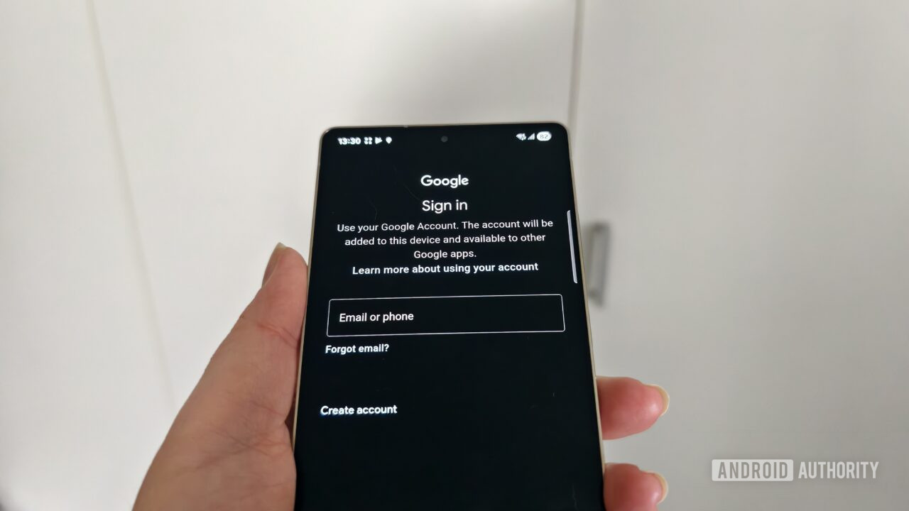 Google Sign In Dialog Android Layout 6 things I always do when setting up a new phone - Android Authority