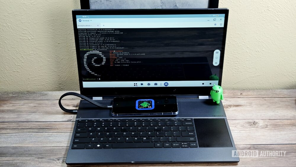 Google's Linux Terminal plays a big part in turning Android into a true ...