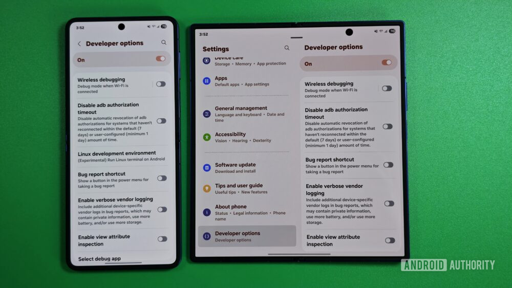 Android's Linux Terminal arrives on the Galaxy Z Flip 7, but Z Fold 7 ...