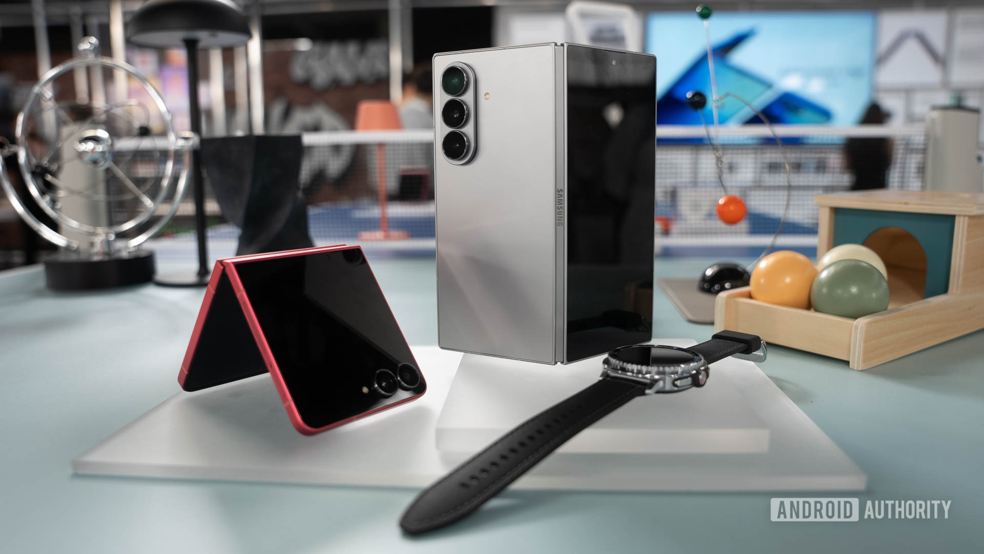 Samsung Galaxy Unpacked Summer 2025 device family with Galaxy Z Flip 7 and Galaxy Z Fold 7 and Galaxy Watch 8 Classic Samsung Galaxy Unpacked Summer 2025 device family with Galaxy Z Flip 7 and Galaxy Z Fold 7 and Galaxy Watch 8 Classic