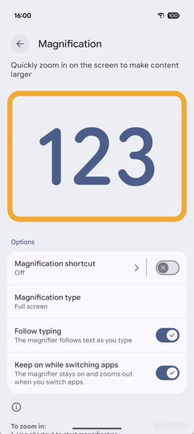 Android's screen magnifier can't zoom the keyboard, but a fix is ...