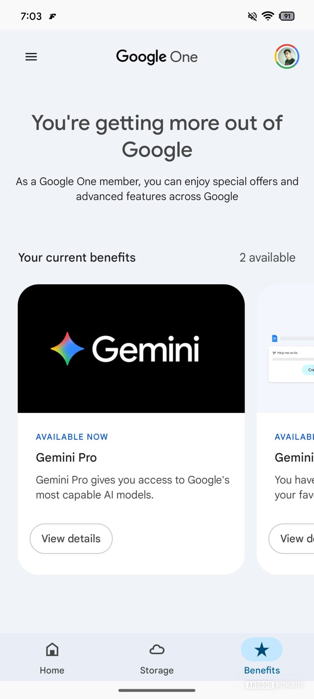Google One is looking great with upcoming Expressive tweaks - Android ...