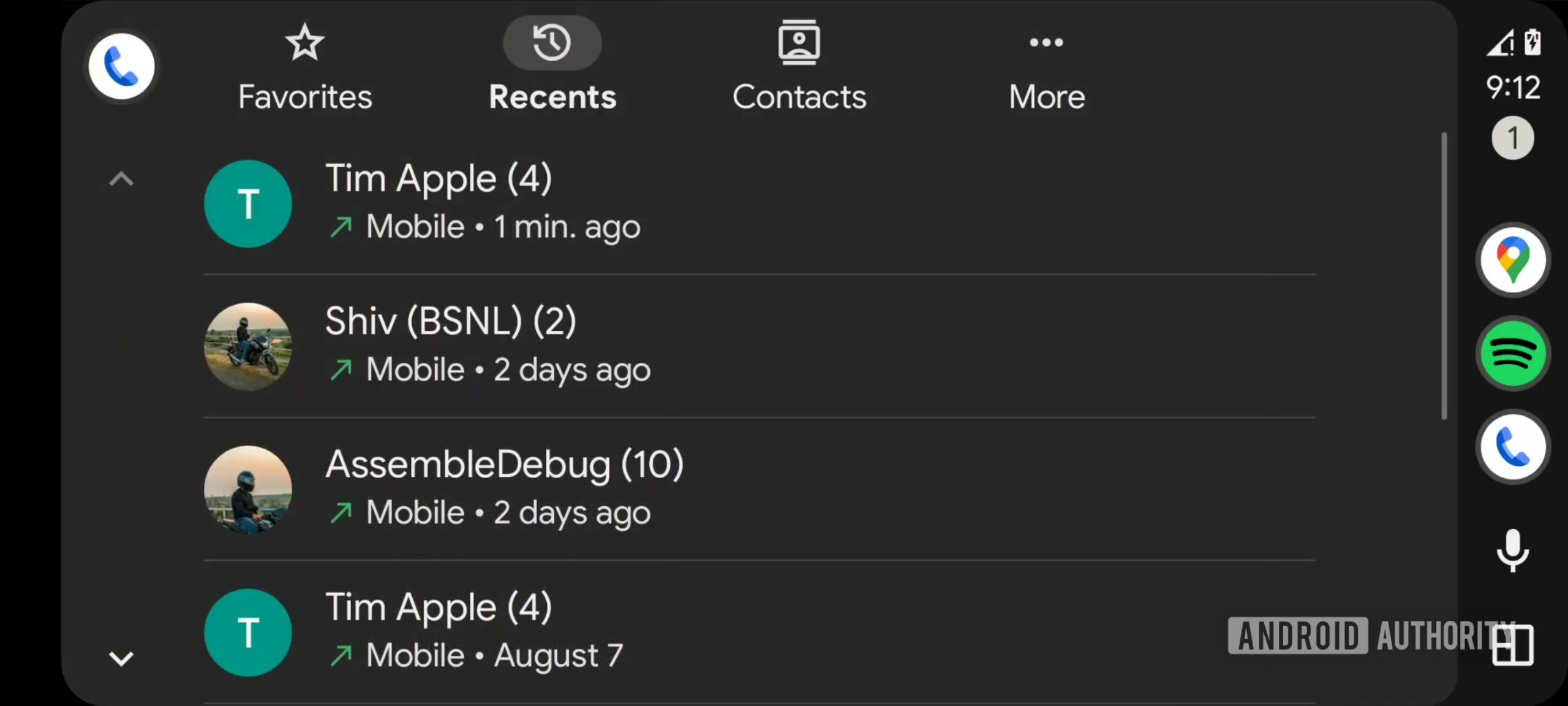 Android Auto Upcoming colors Dark mode (3)