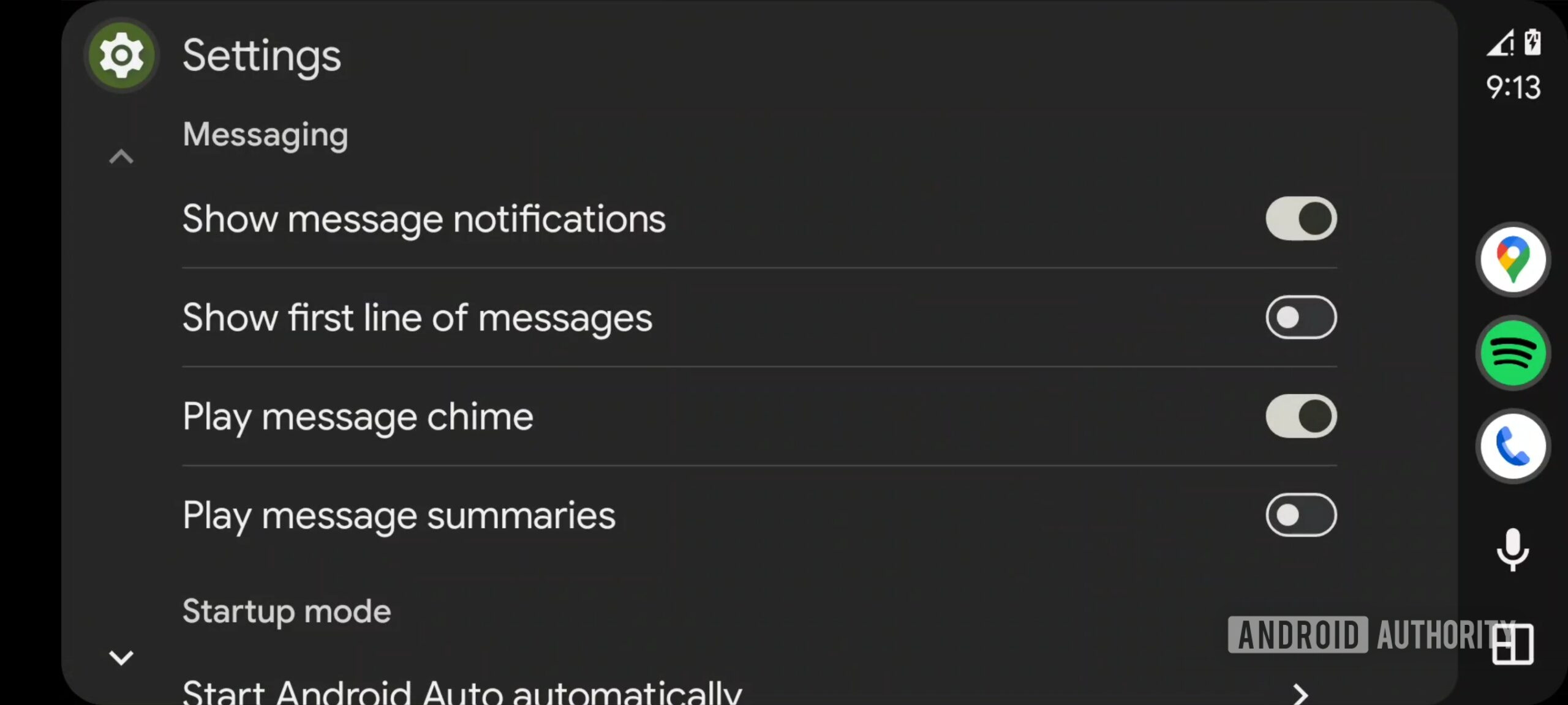 Android Auto Upcoming colors Dark mode (5)
