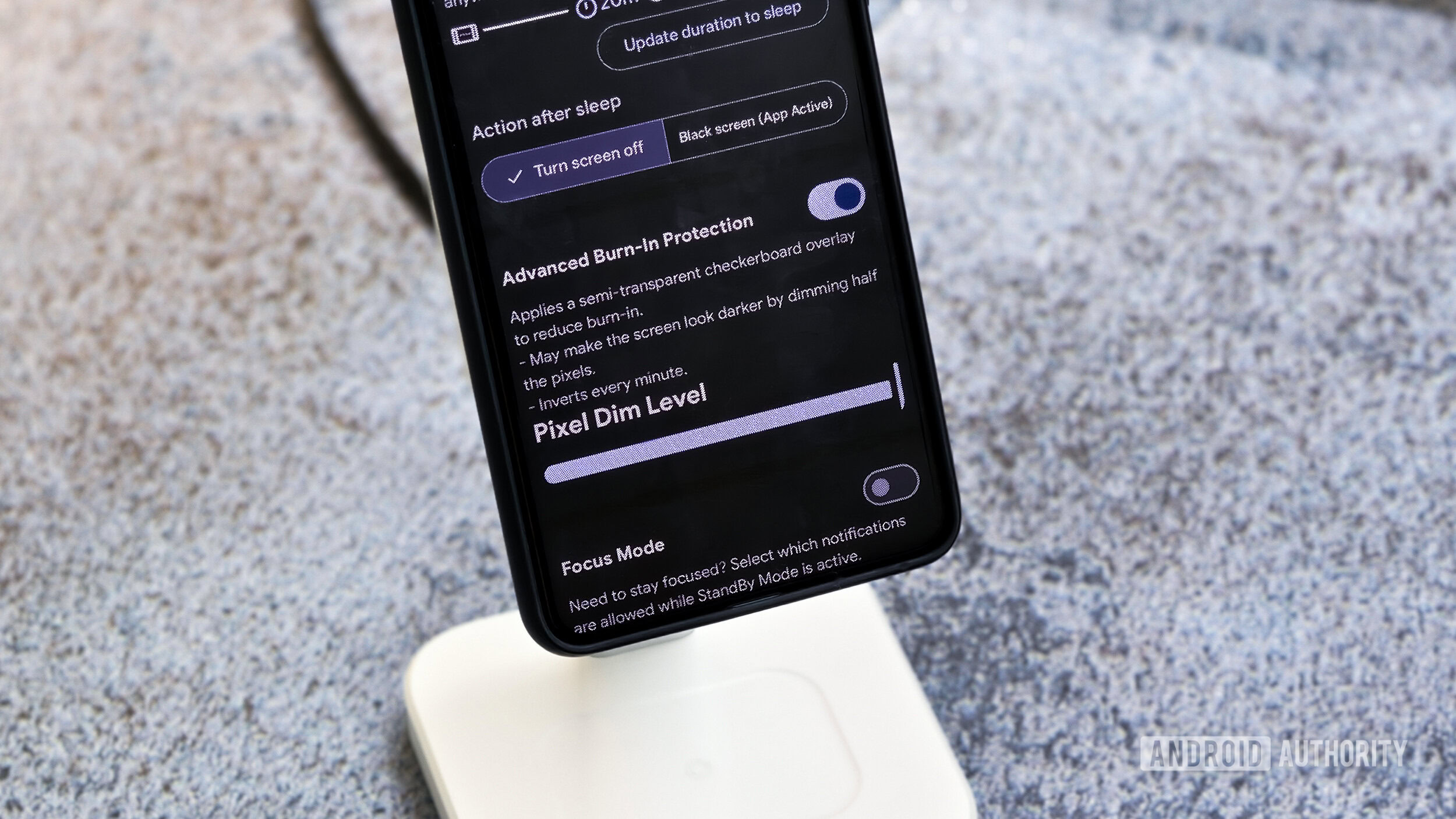 Android Standby Mode Pro Burn in protection