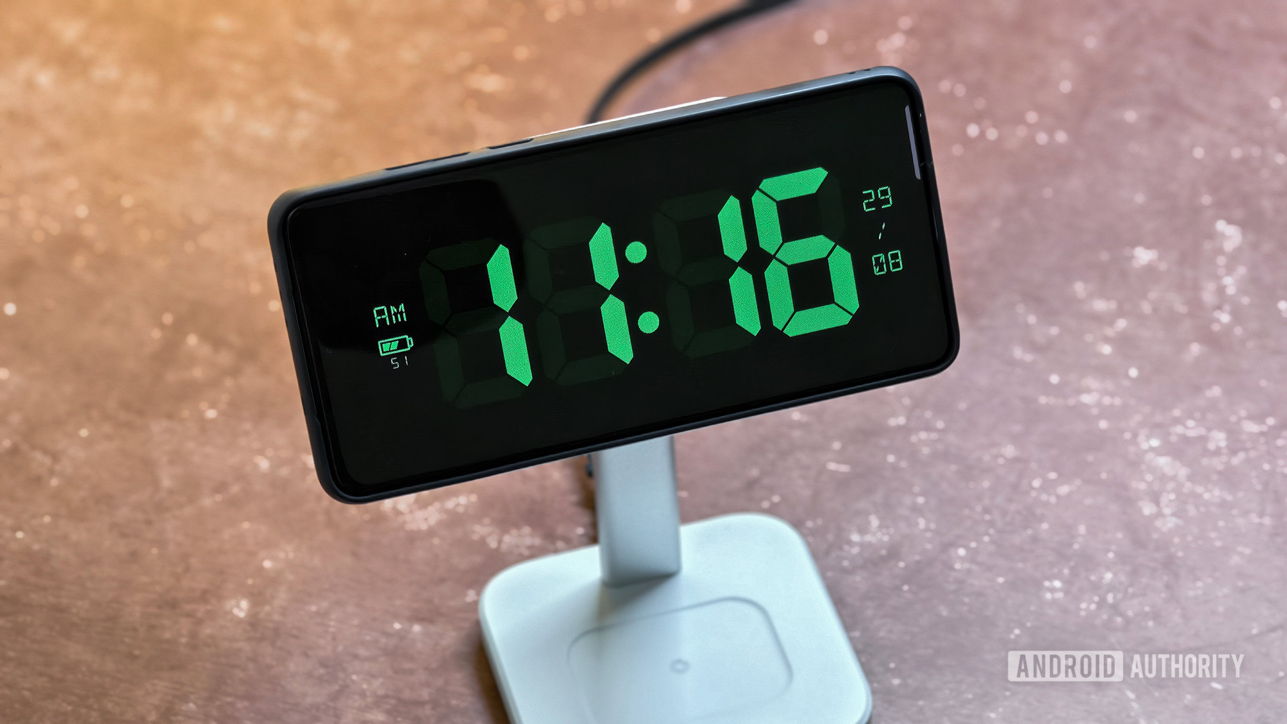 Android Standby Mode Pro digital clock