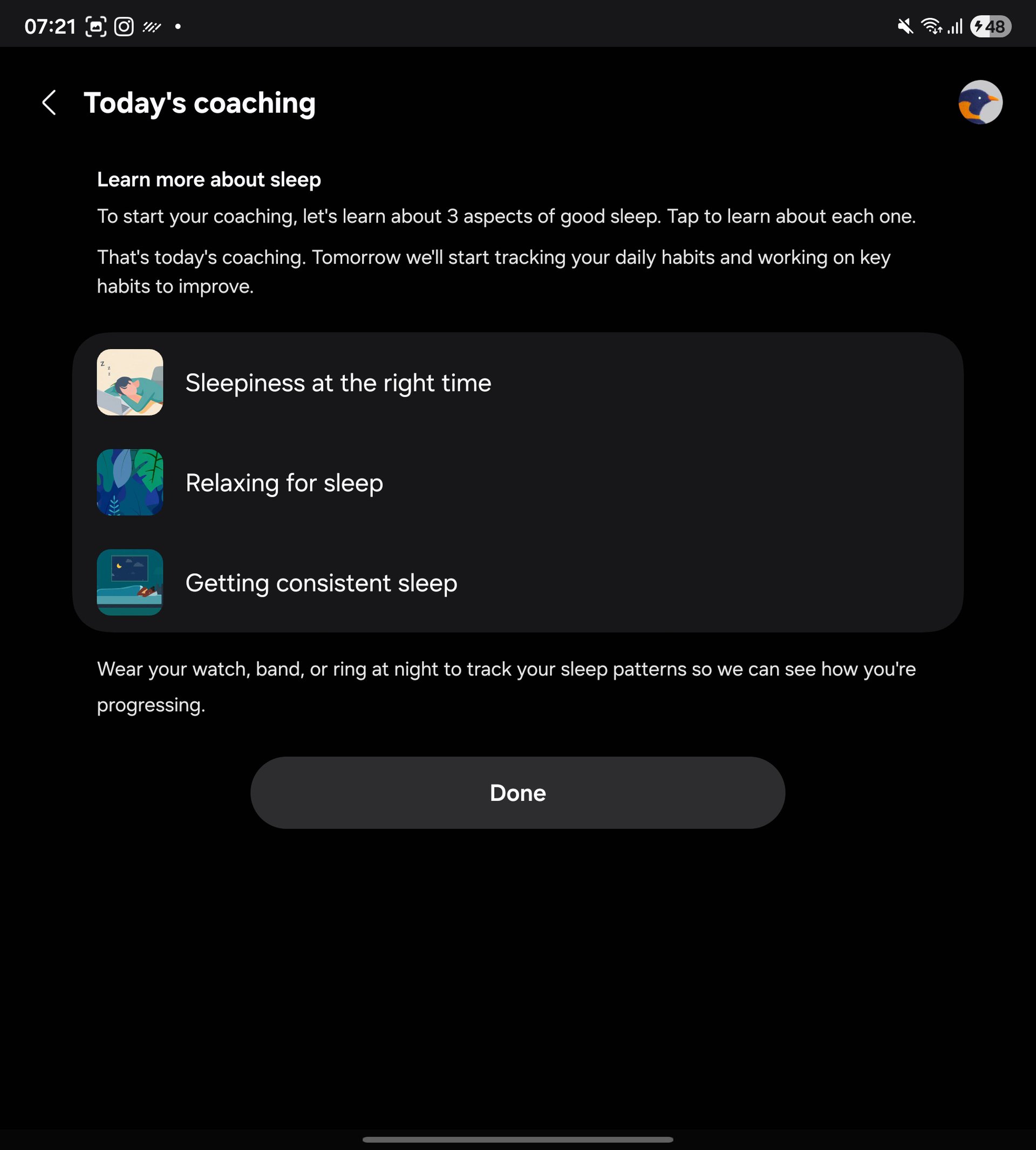 Galaxy Watch 8 sleep coaching 2