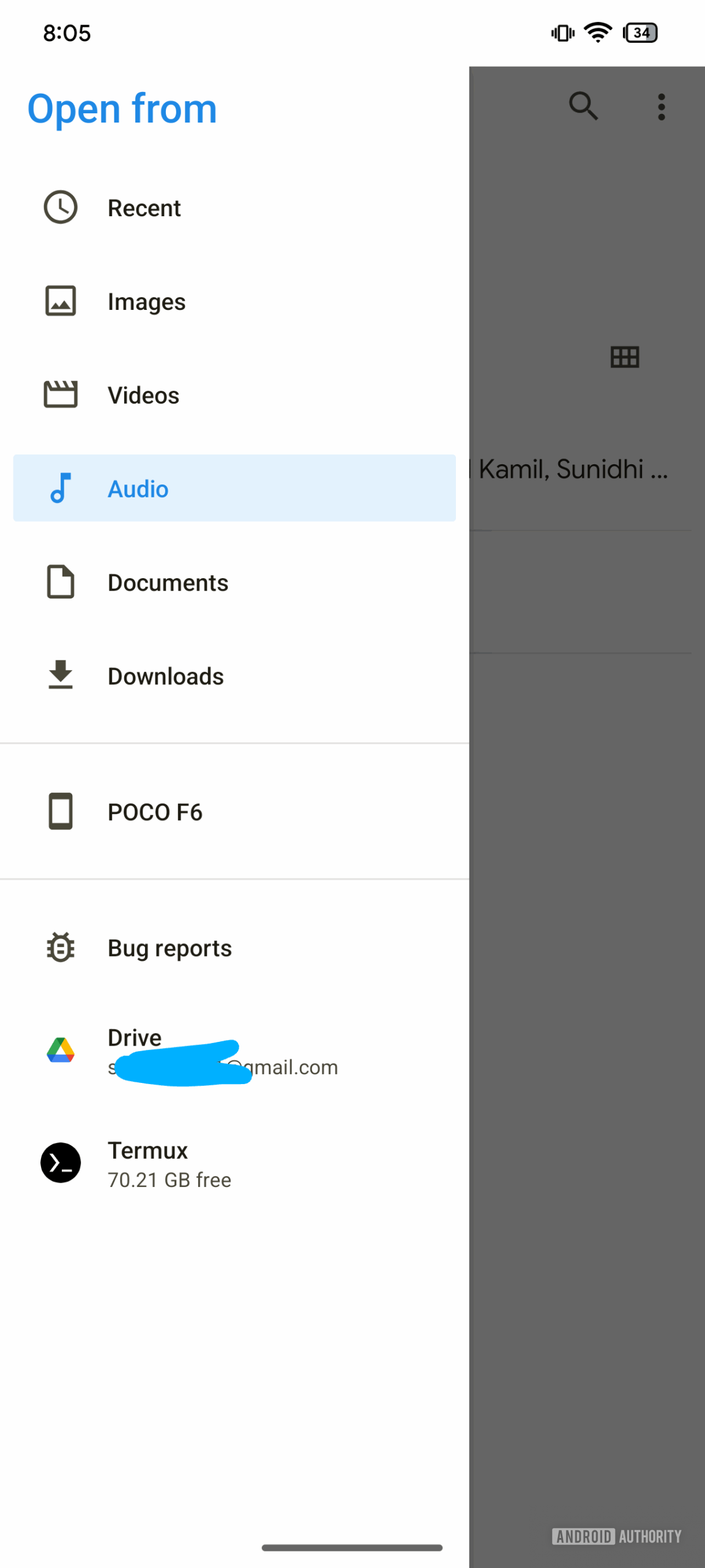Gemini Android App Audio File Upload