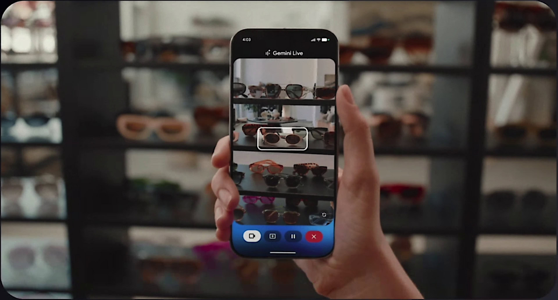 Gemini Live visual overlay