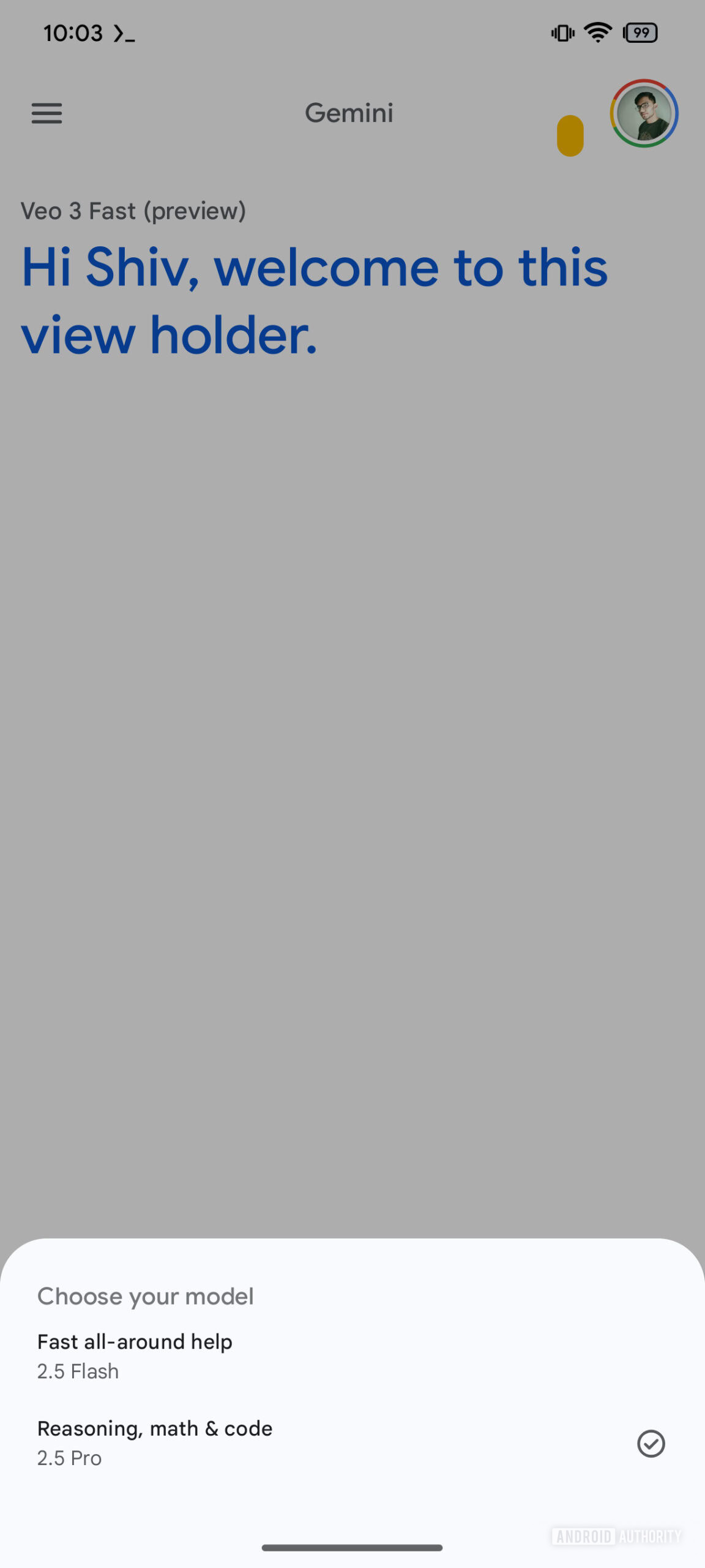 Gemini model switcher new UI AssembleDebug 2