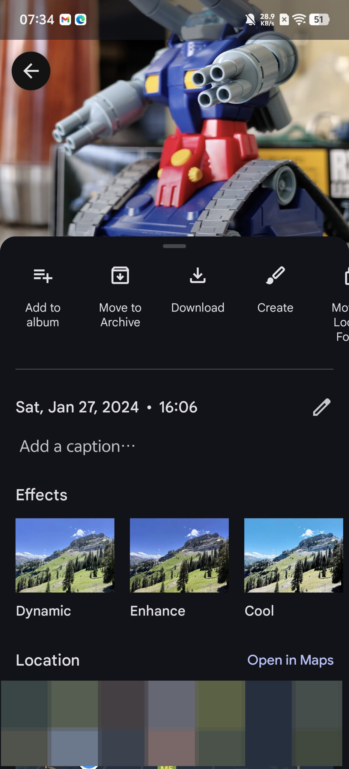 Google Photos old UI 2 tweaked