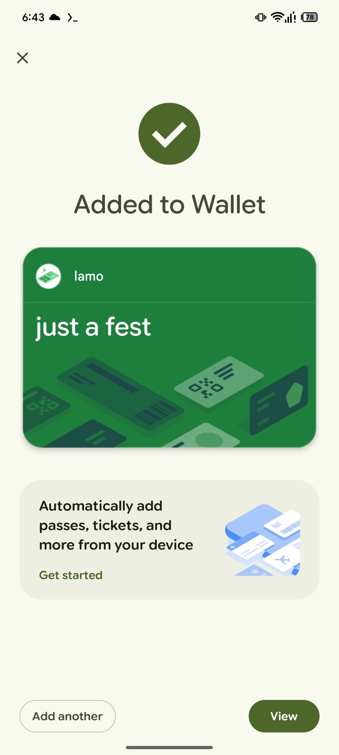 Google Walet Automatically Import Passes 2