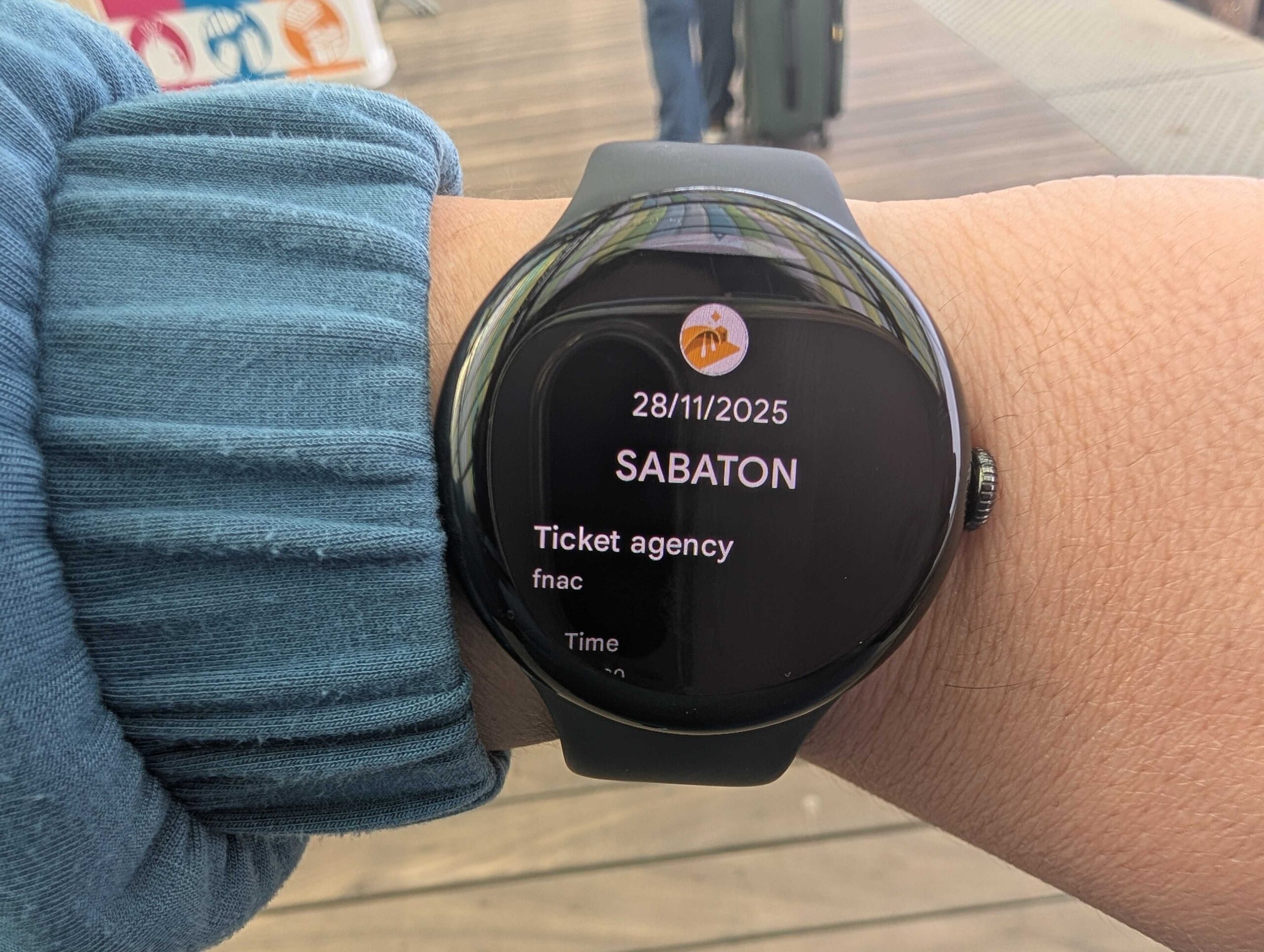 Google Wallet Custom Pass on Pixel Watch 3 Example 3