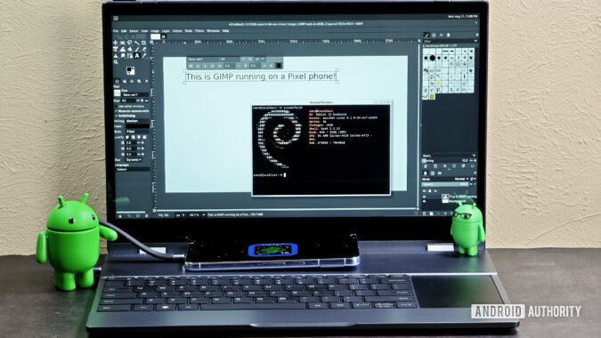 Hands-on: We ran full desktop Linux apps on an Android phone! - Android ...
