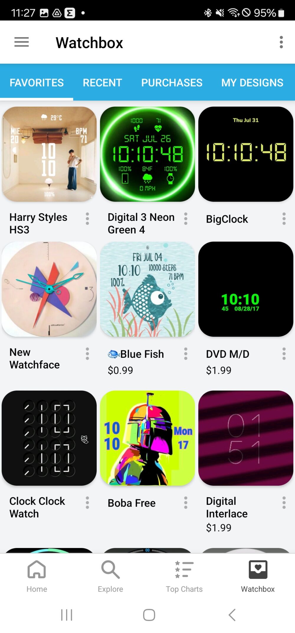 Facer app hands on Back on Wear OS 6, and