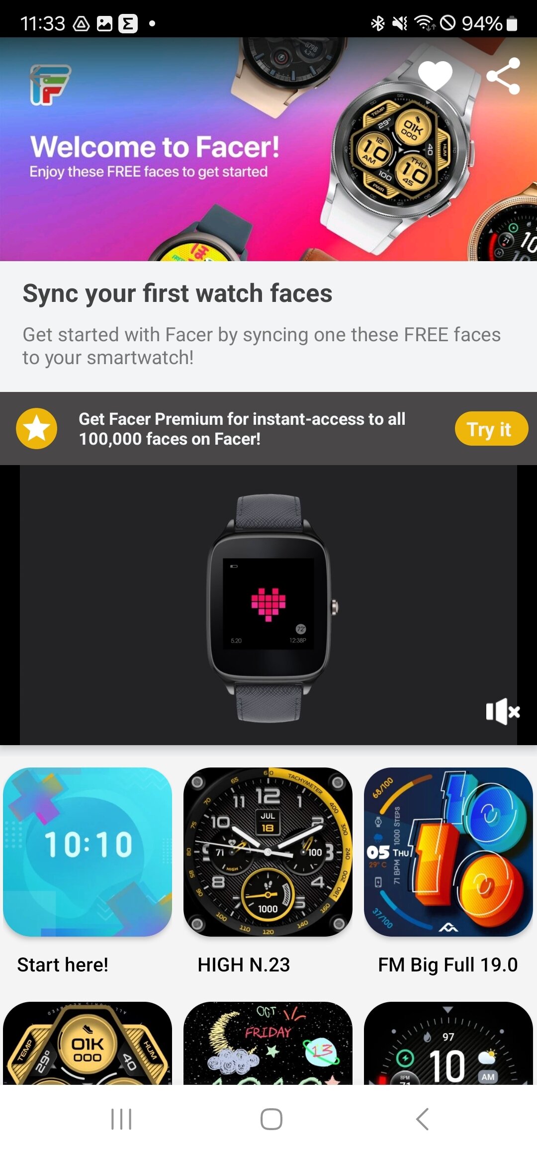 Welcome to Facer app