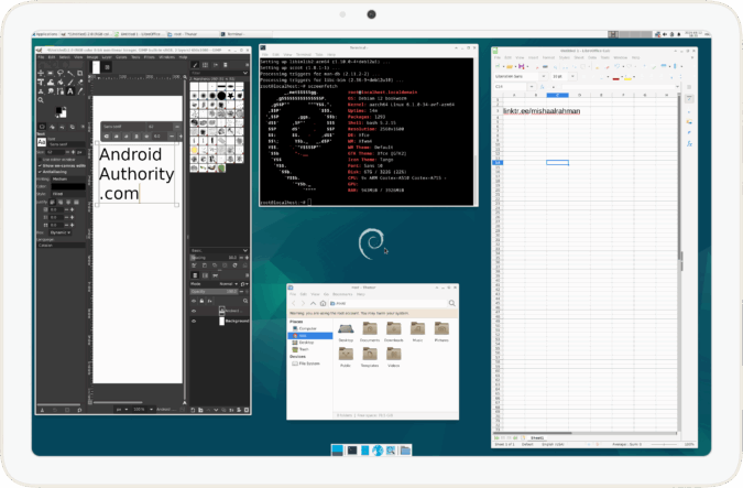 Hands-on: We ran full desktop Linux apps on an Android phone! - Android ...