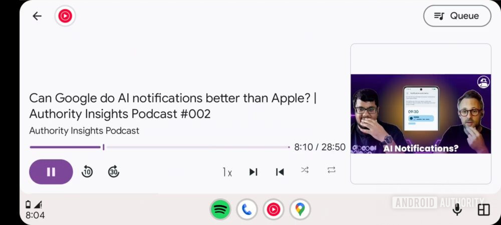 Spotify, YouTube Music test out their new look on Android Auto