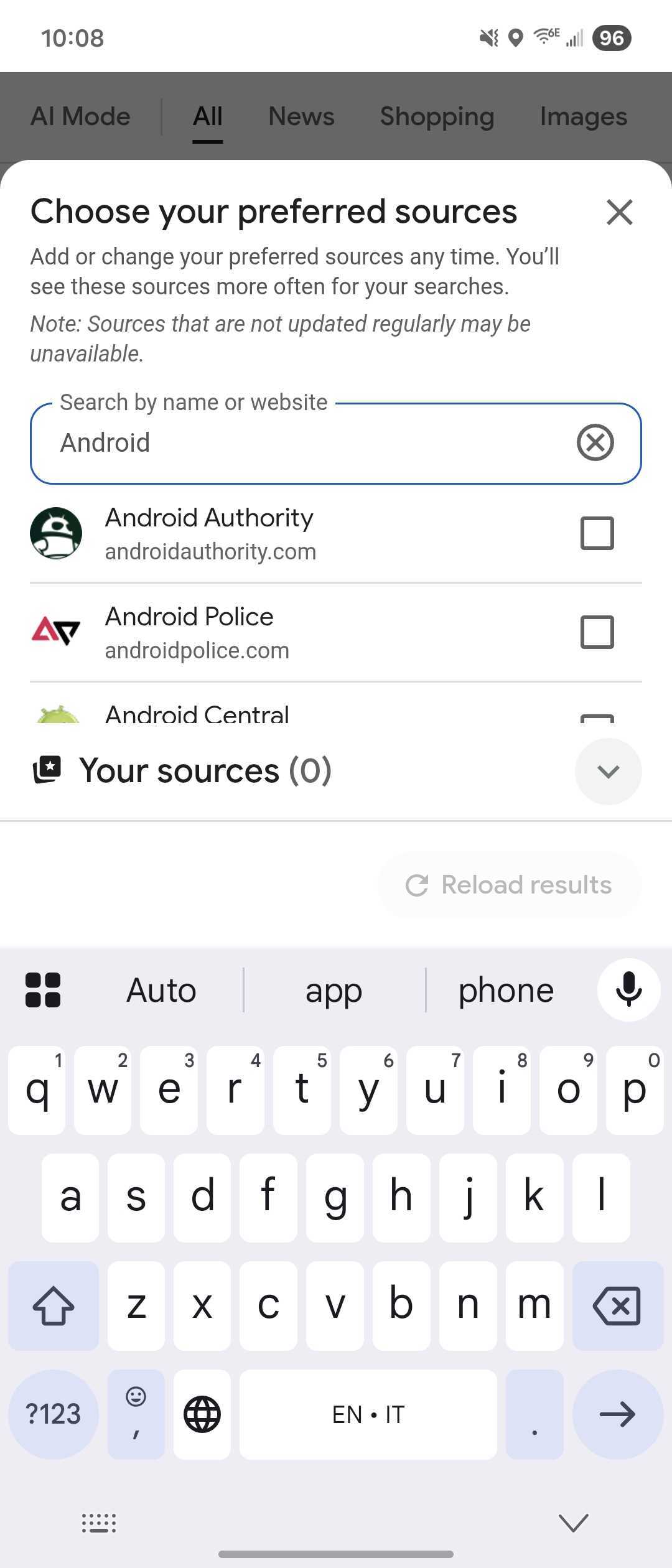 android authority google search preferred source 3