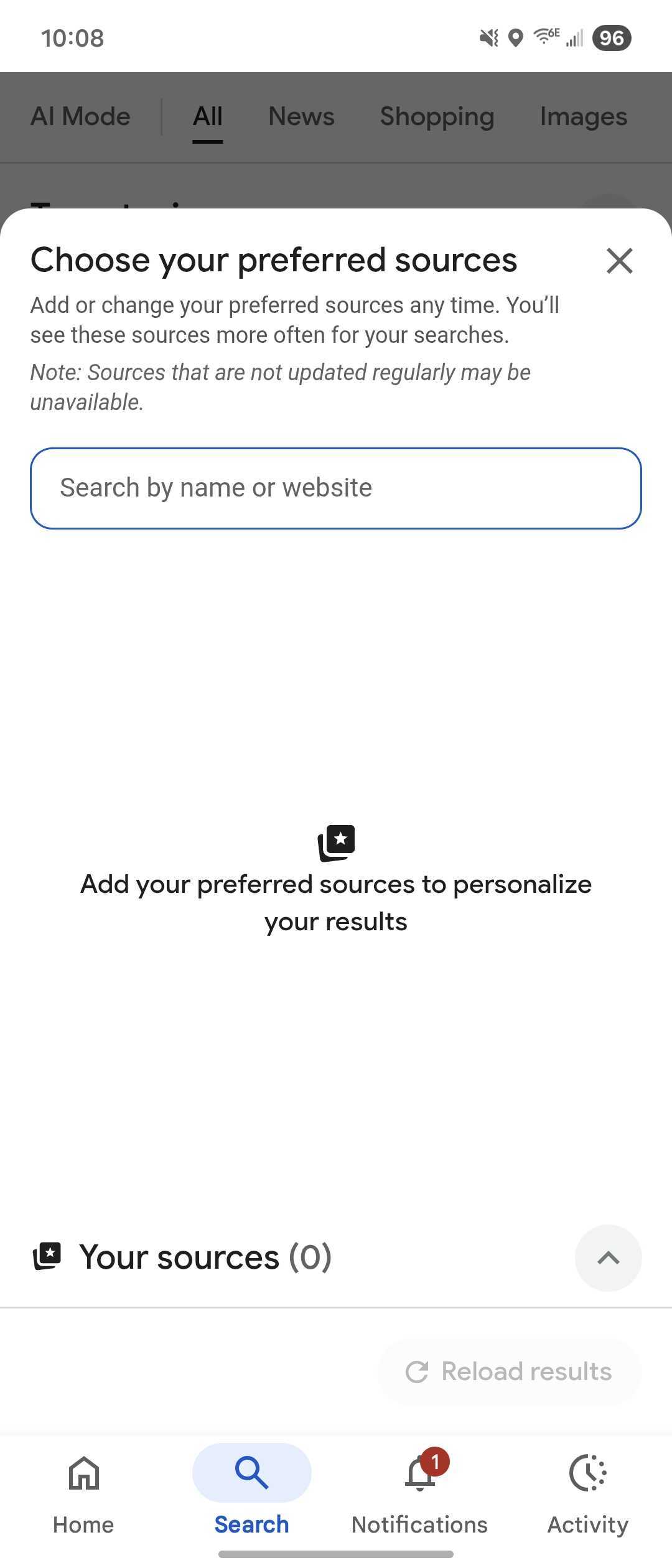 android authority google search preferred source 4