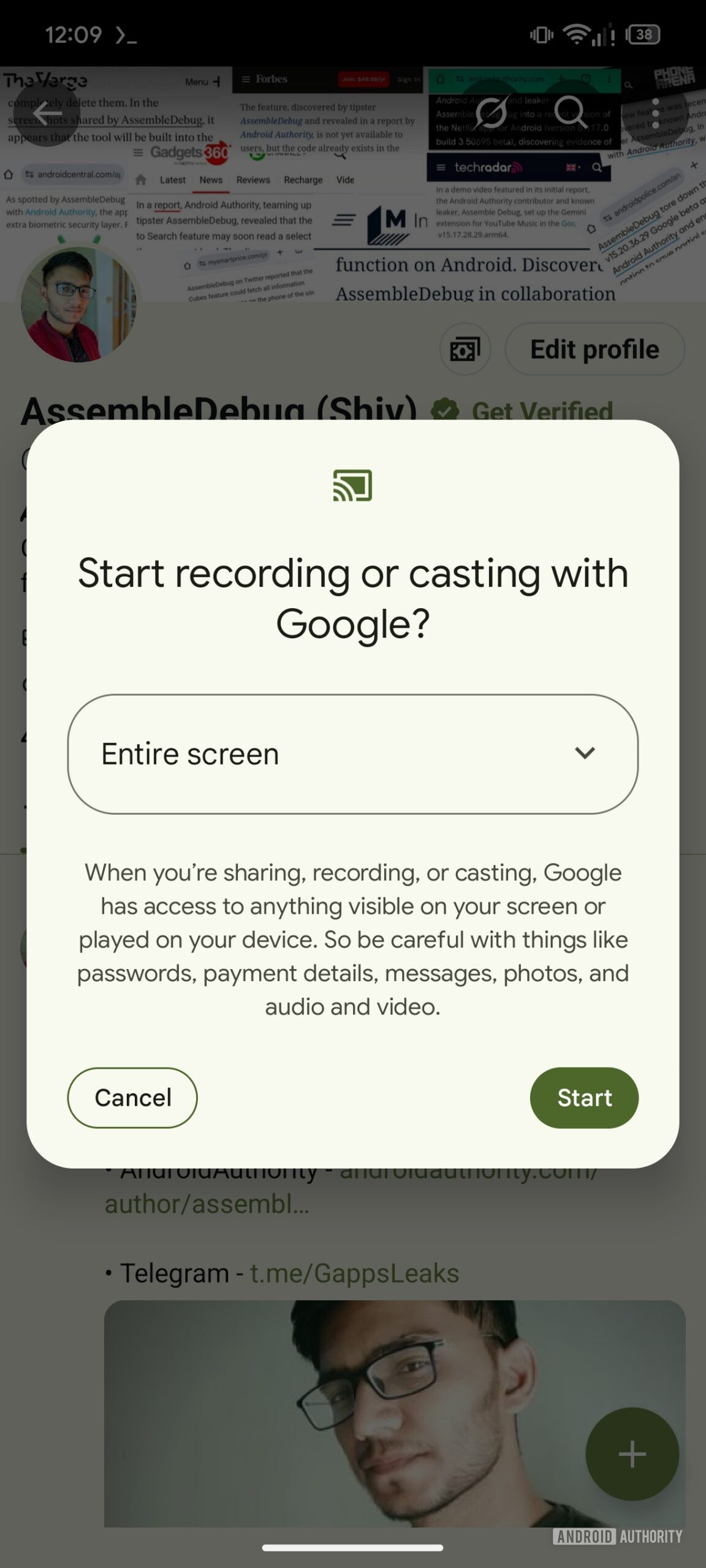 circle to search live translate screen selection