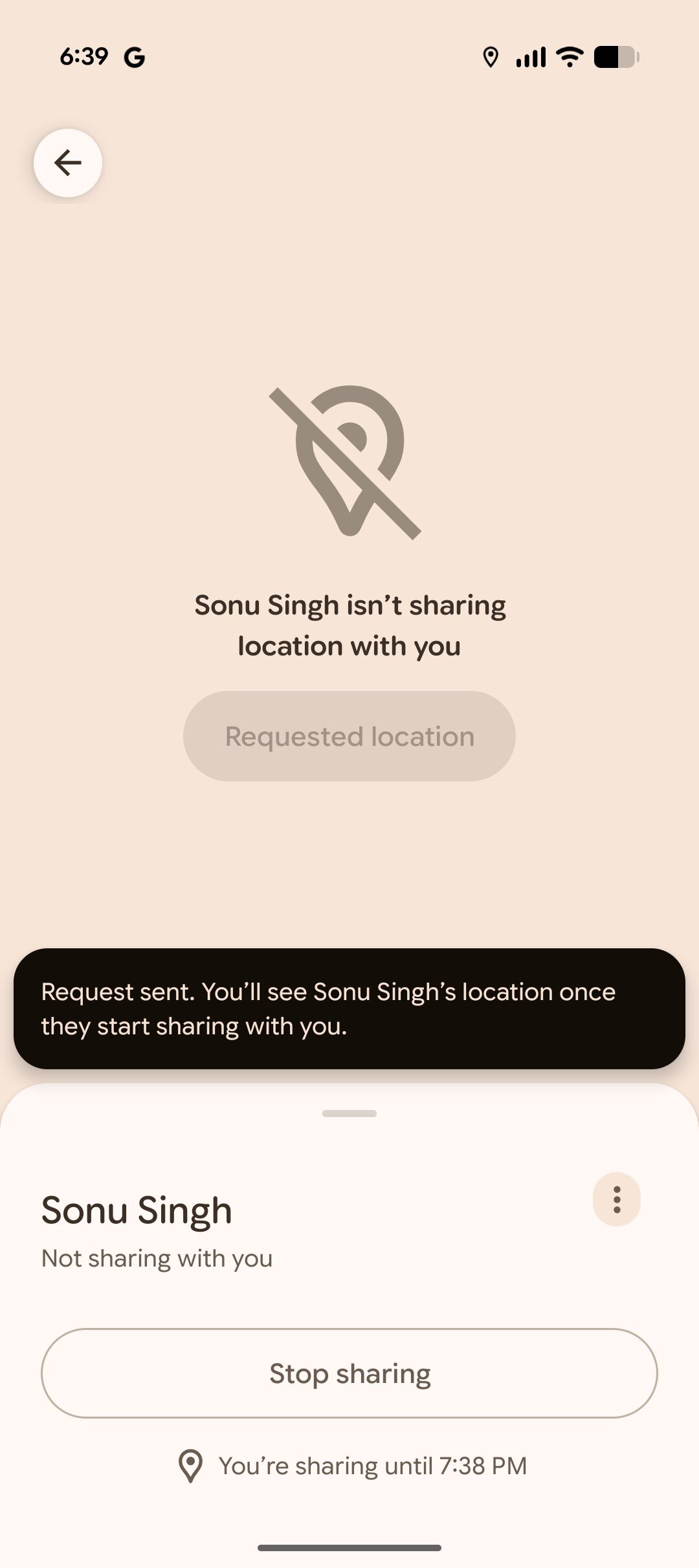 find hub location request 5