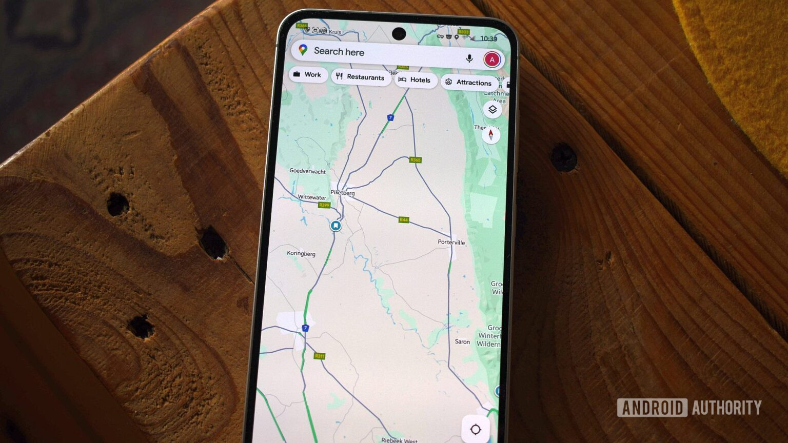 Google Maps sucks on unpaved roads; I use this free app instead