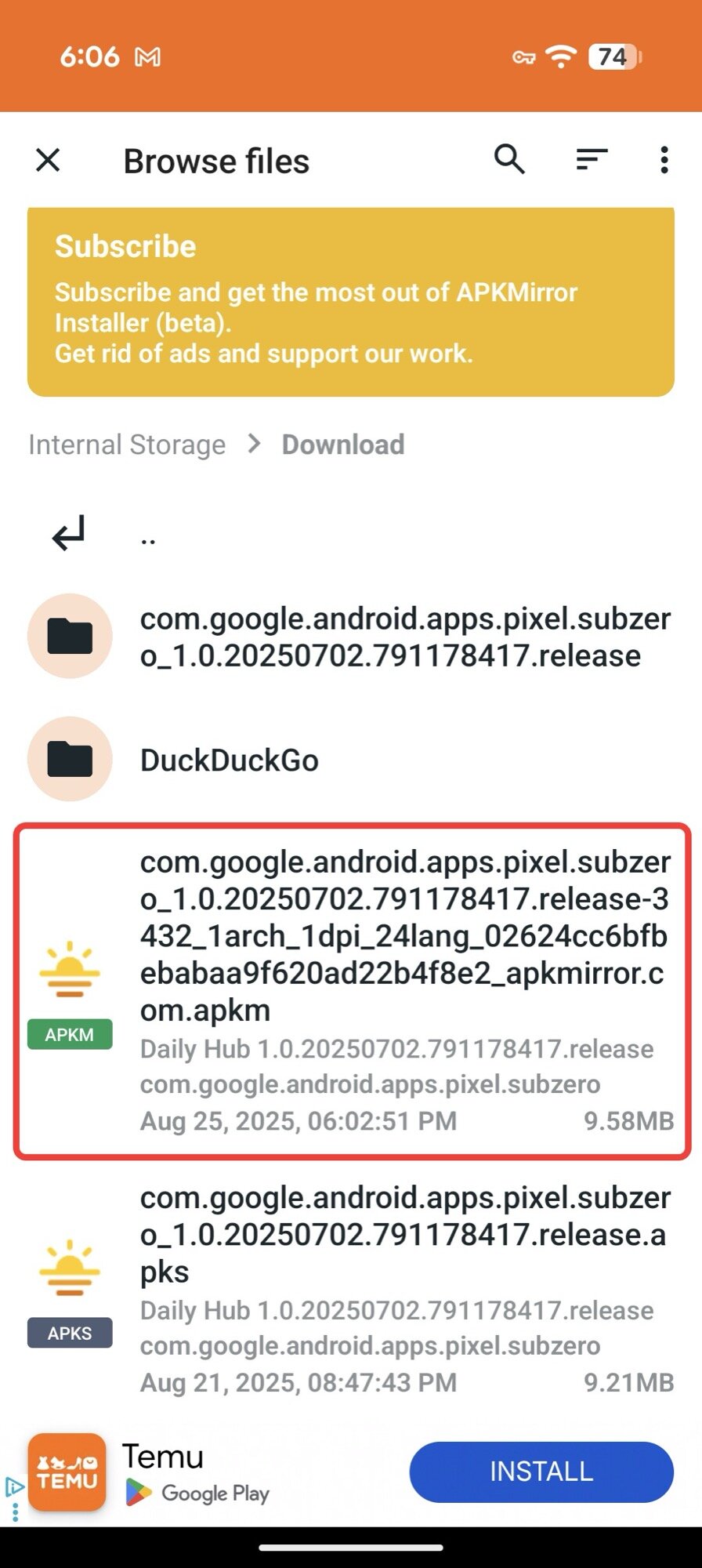 pixel 10 screenshot daily hub install apk 1