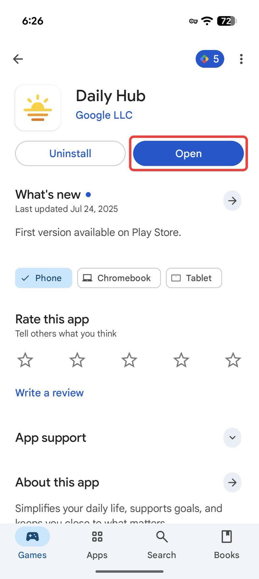 pixel 10 screenshot daily hub installed 3