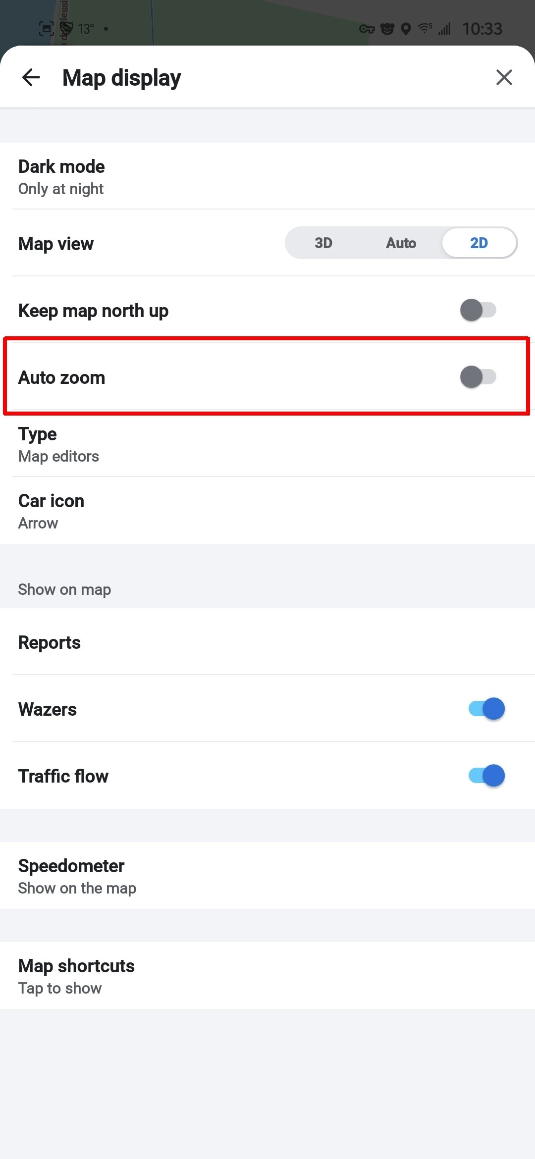 waze auto zoom 4