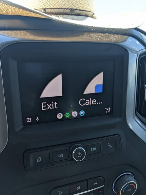 Android Auto Magnified Bug Reddit 1