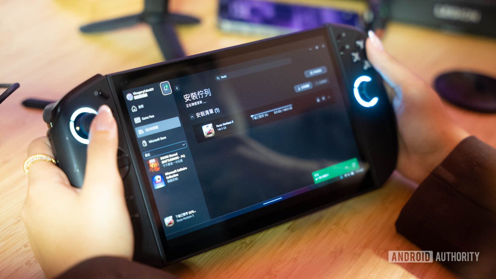 Lenovo Legion Go 2 in use by woman's hands