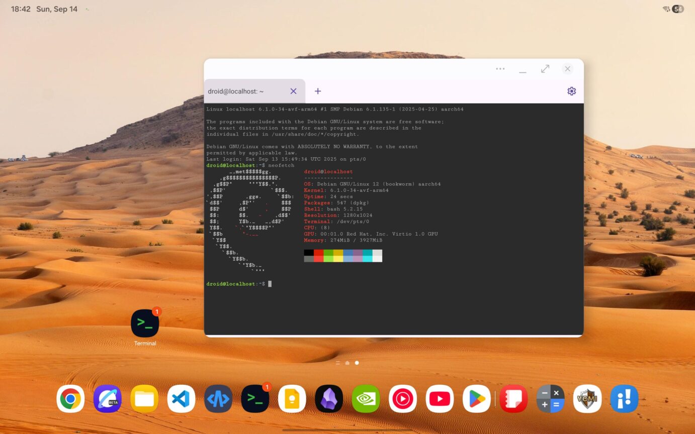 The Galaxy Tab S11's new feature turns it into a powerful Linux PC