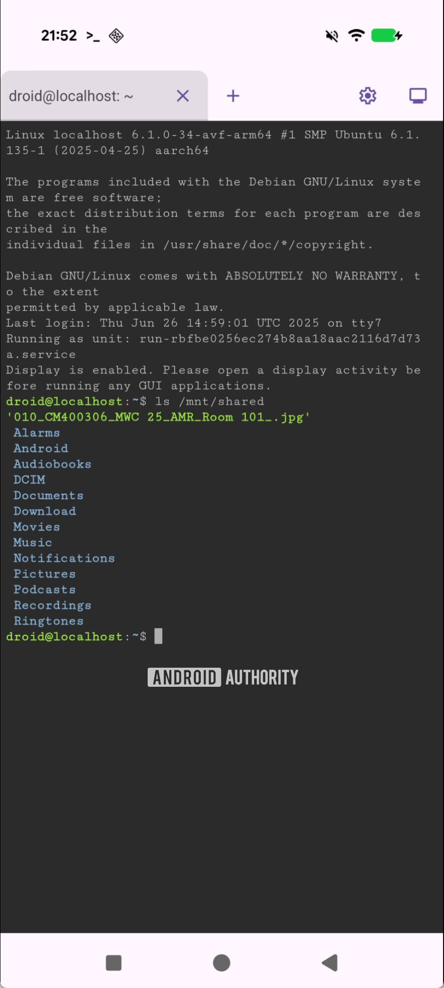 Linux Terminal with full shared storage access in Android 16 QPR2 Beta 2 Linux Terminal with full shared storage access in Android 16 QPR2 Beta 2
