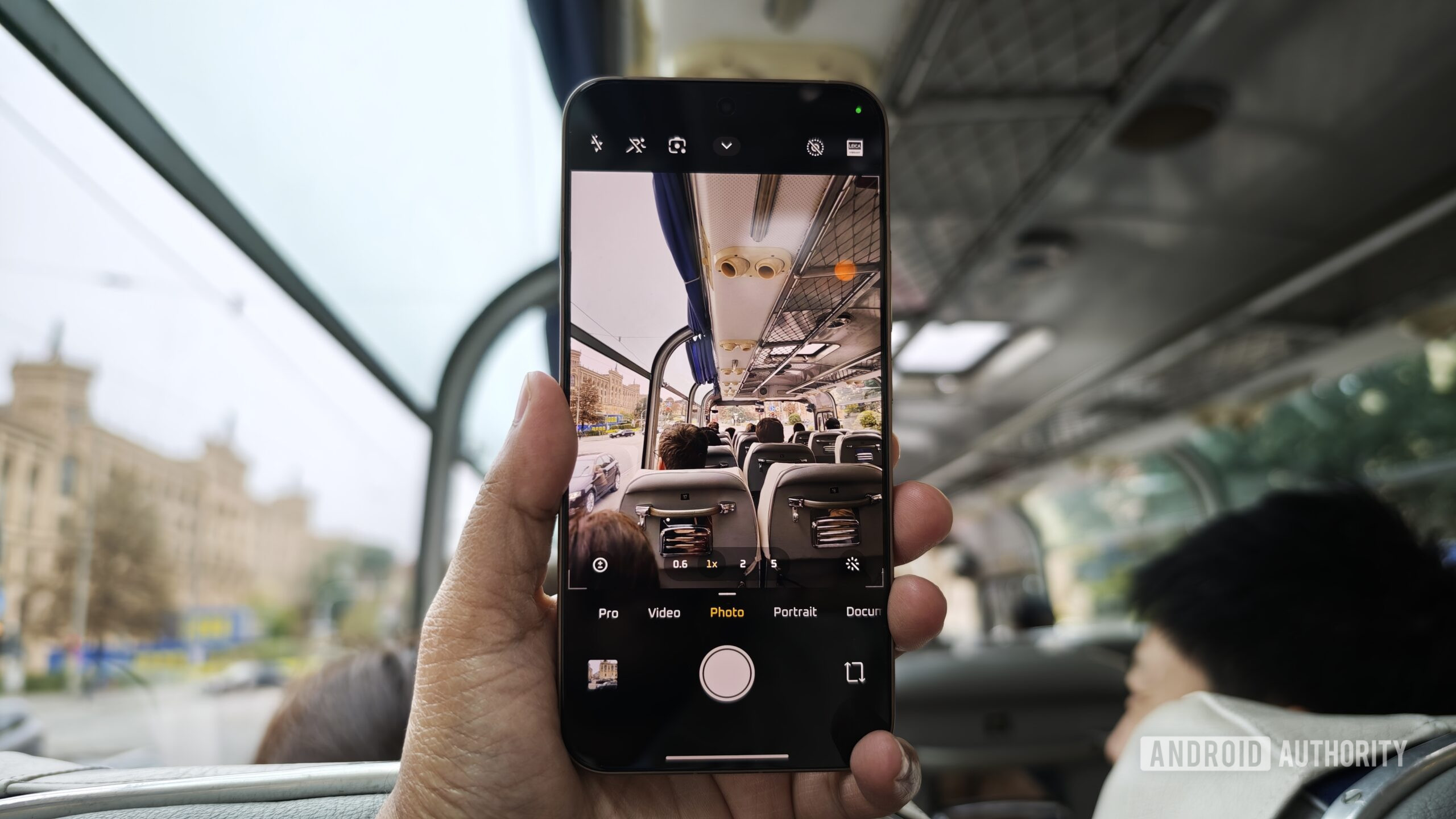 Photo of the camera app on the Xiaomi 15T Pro