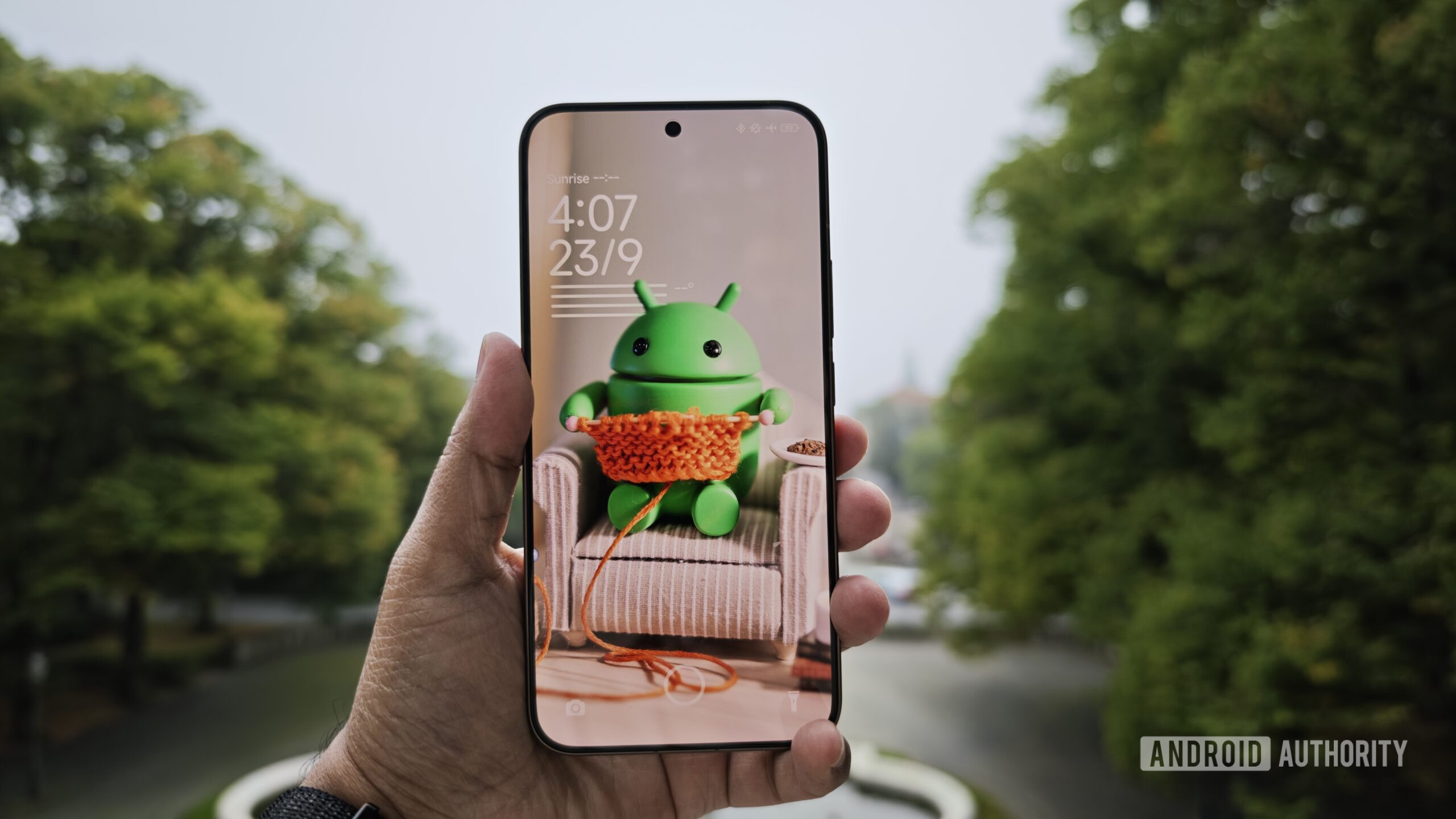 Photo of the lock screen of the Xiaomi 15T Pro