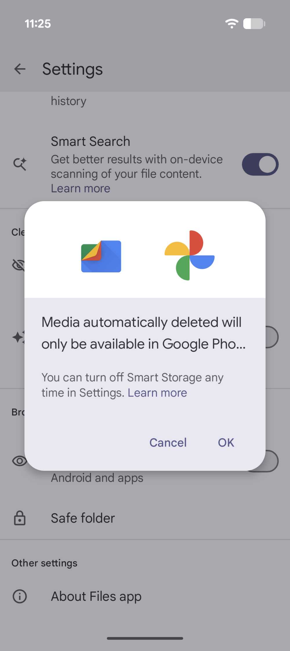 Pixel 10 Files by Google Smart storage 2