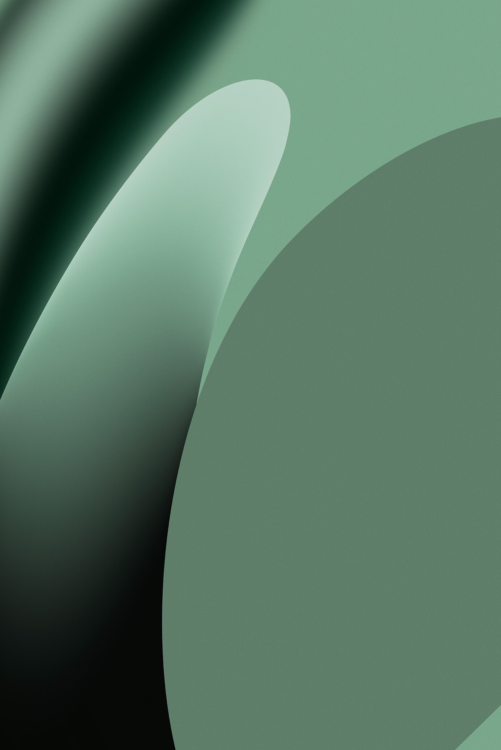 An abstract green wallpaper image.
