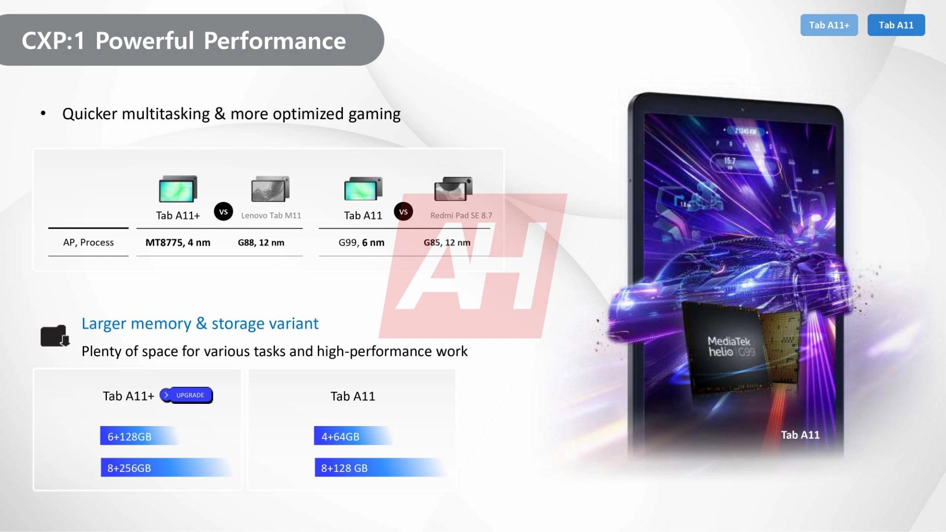 Samsung Galaxy Tab A11 series features marketing materials 8