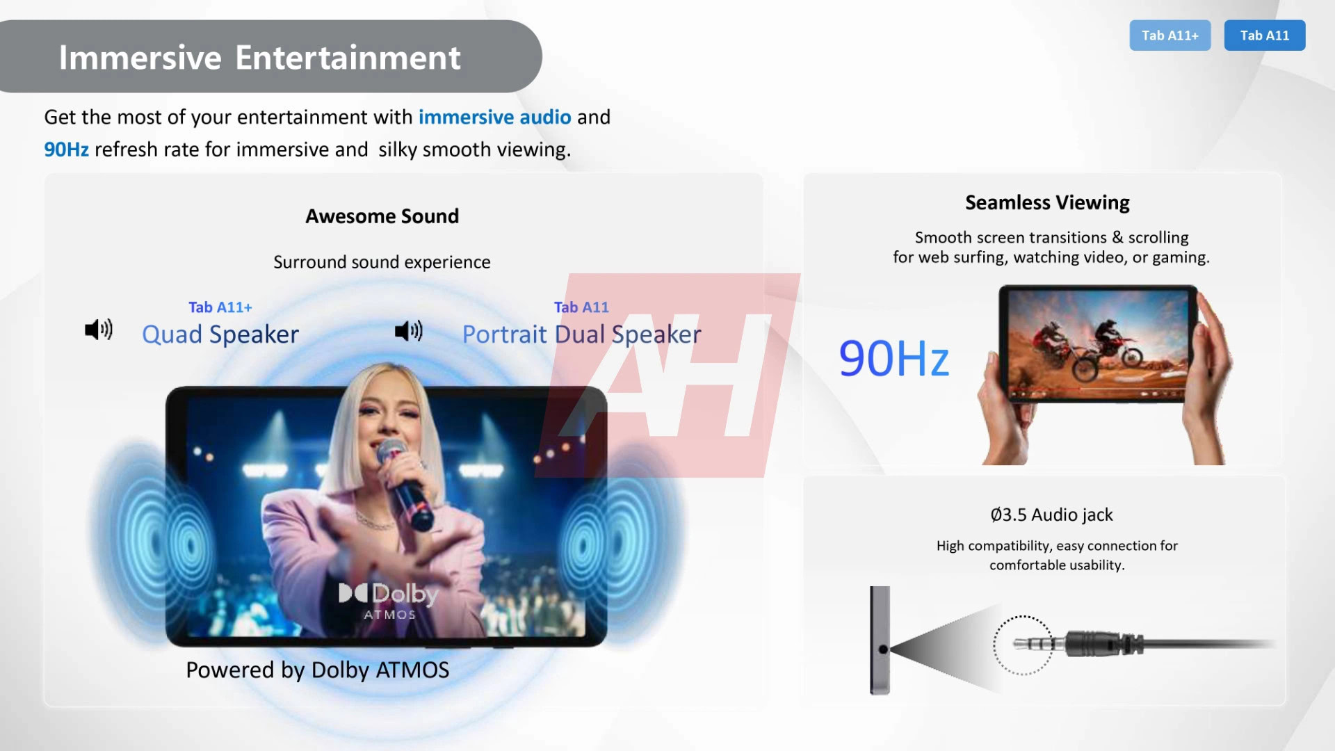 Samsung Galaxy Tab A11 series features marketing materials 7