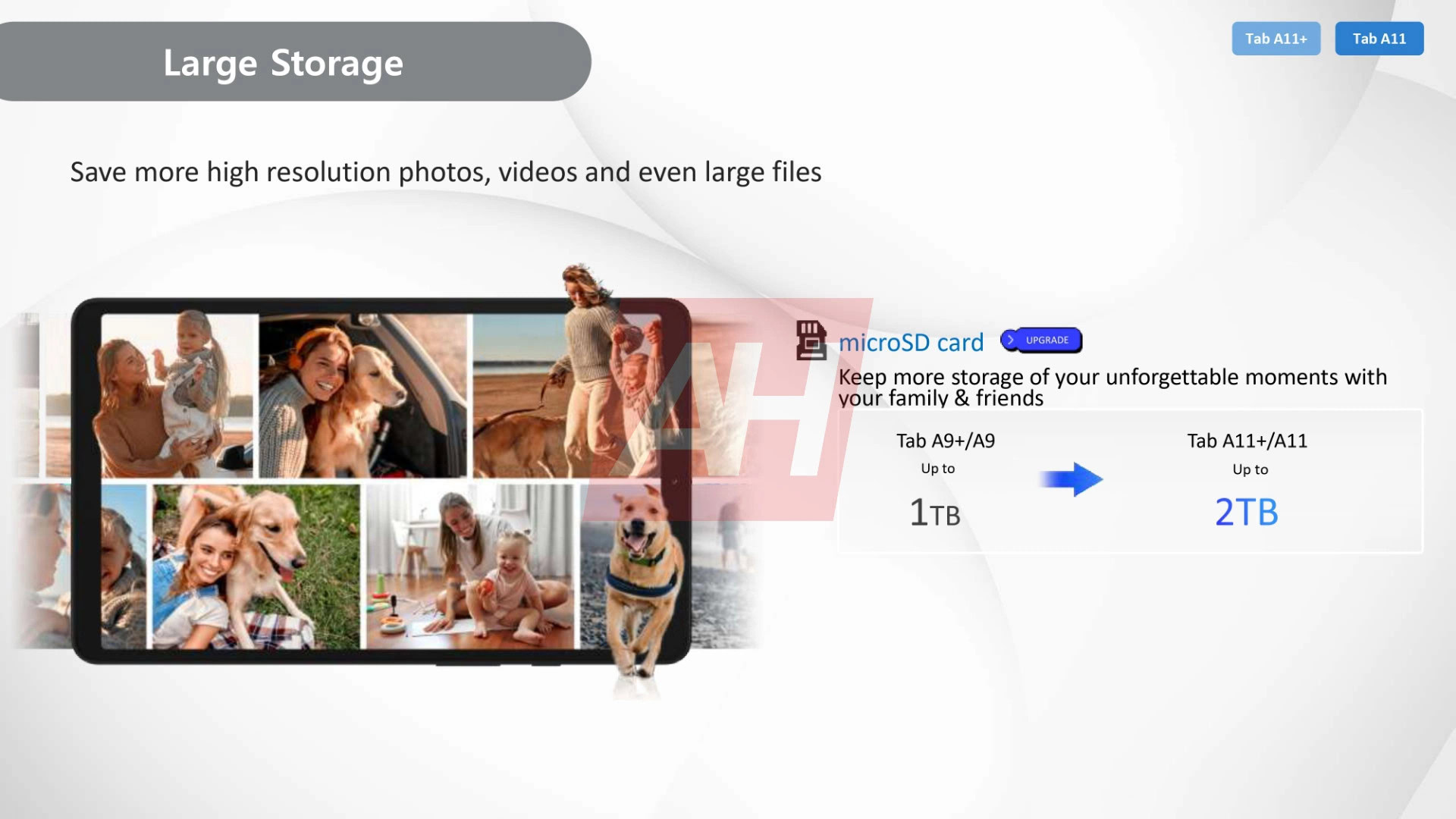 Samsung Galaxy Tab A11 series features marketing materials 5