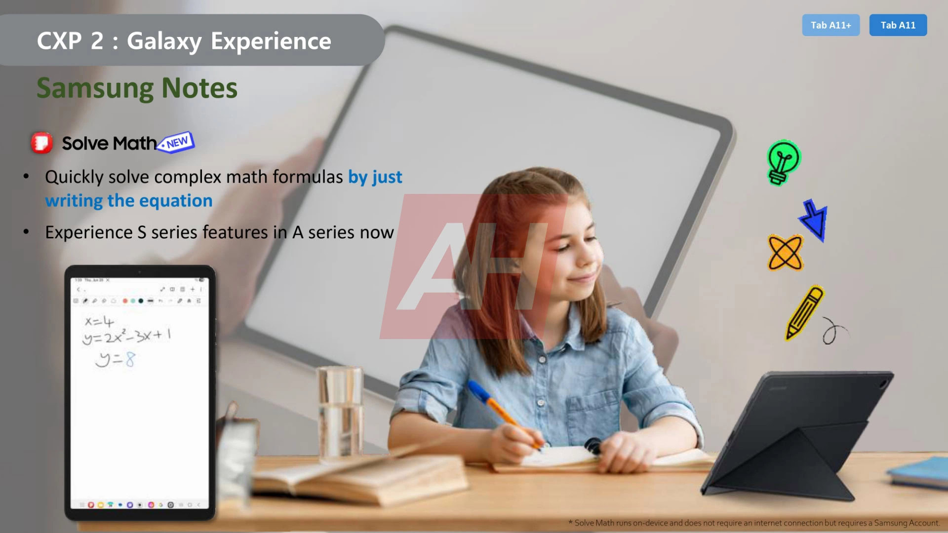 Samsung Galaxy Tab A11 series features marketing materials 2
