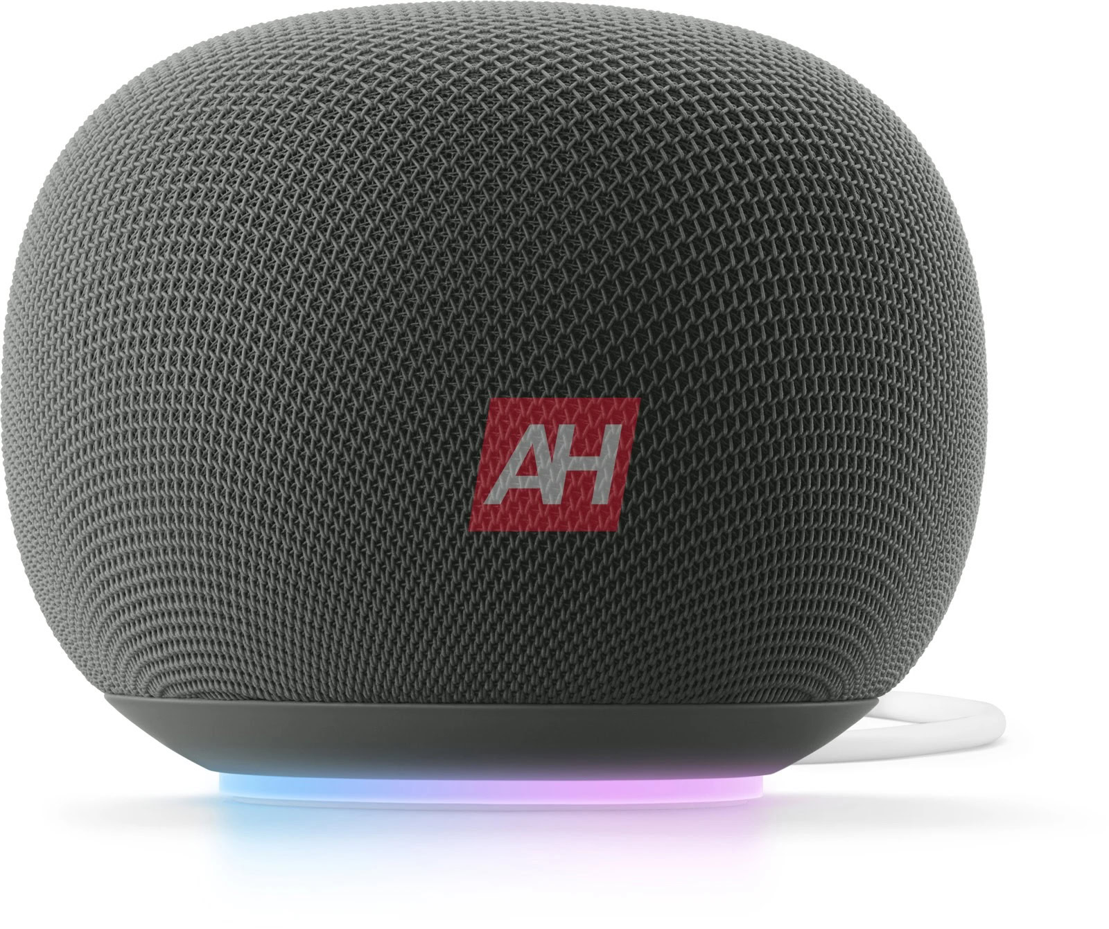 Leaked render of the 2025 Google Home Speaker in black.