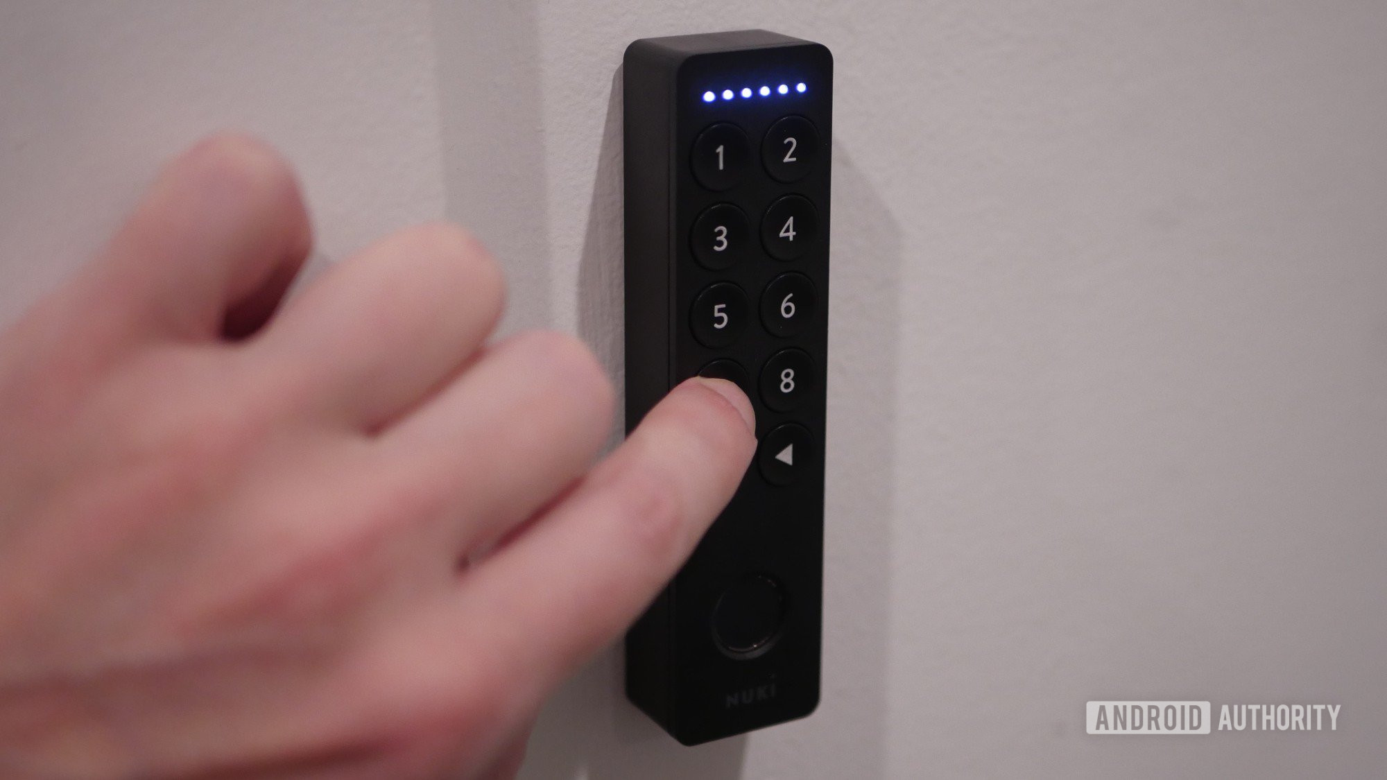 nuki lock us keypad press