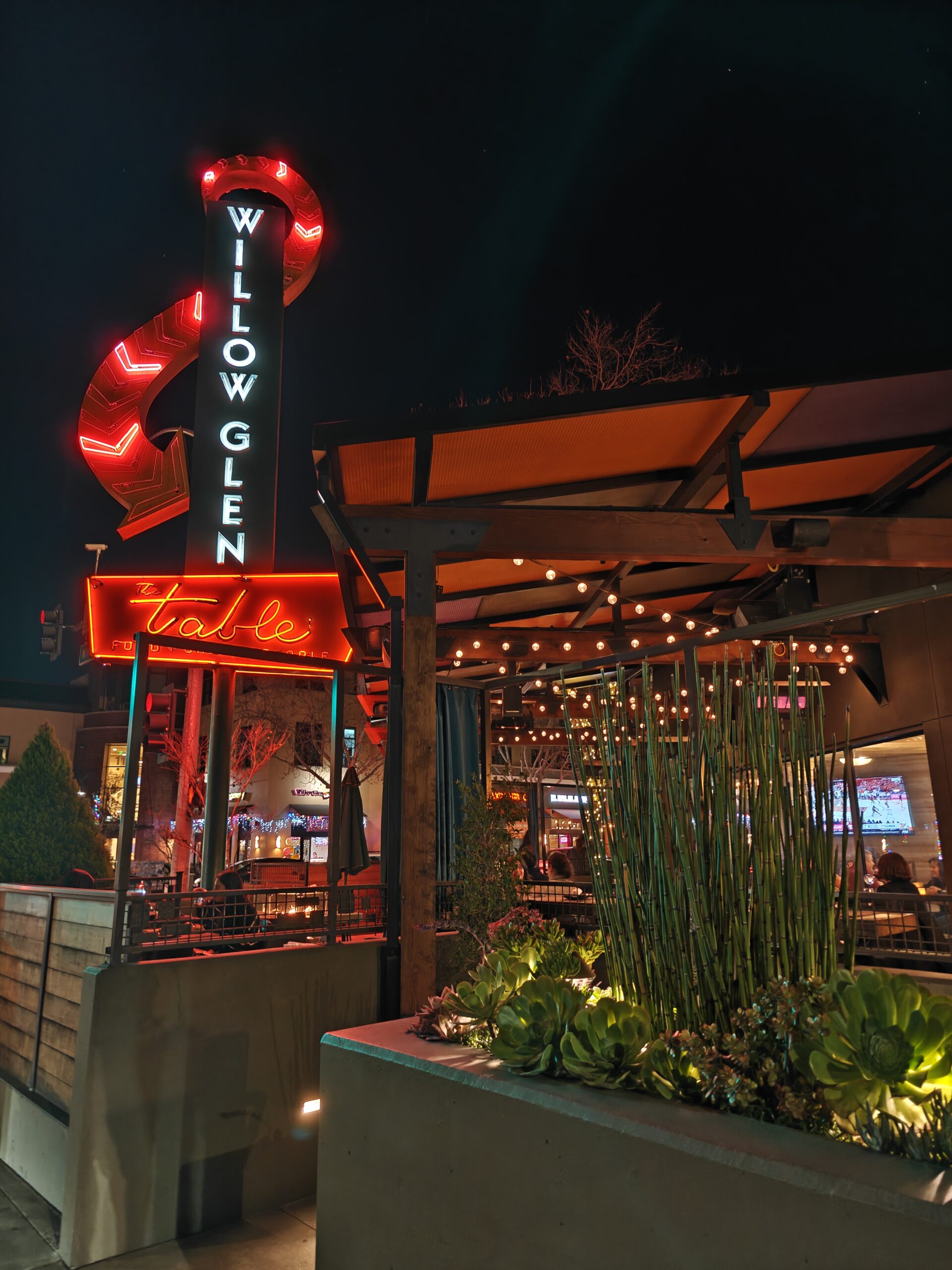 A photo of a bar at night, taken with the OnePlus 13.