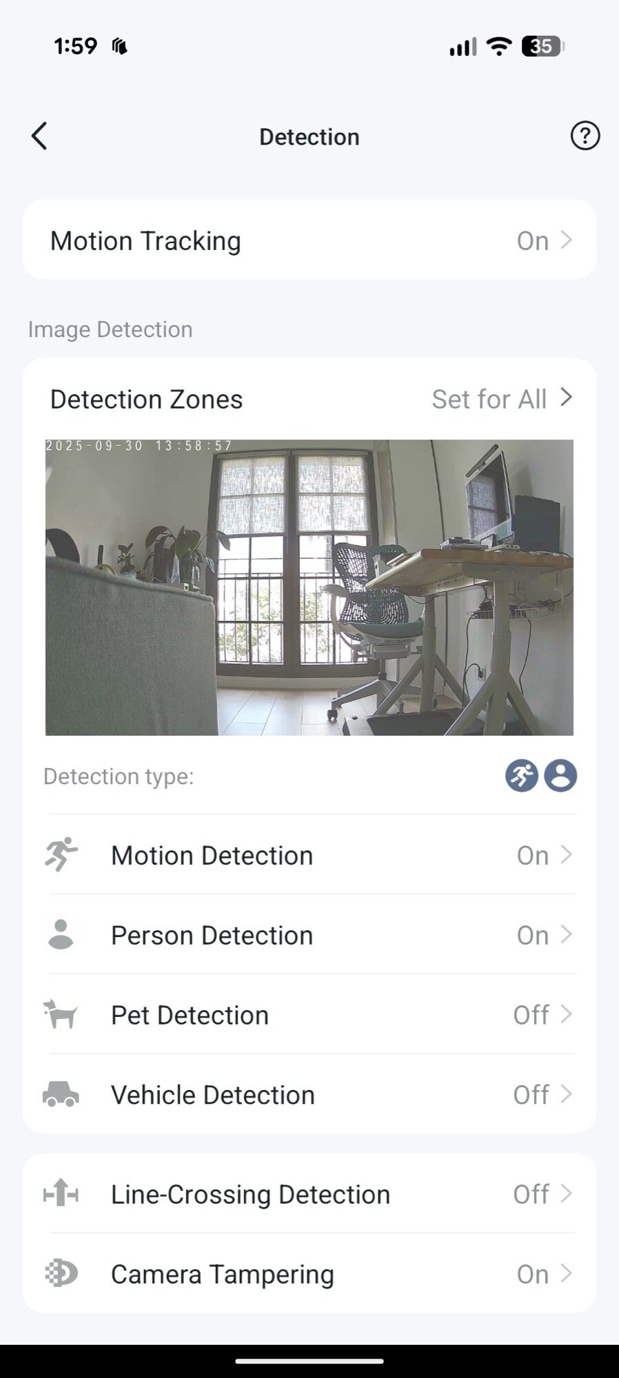tp link tapo c225 screenshot settings 2