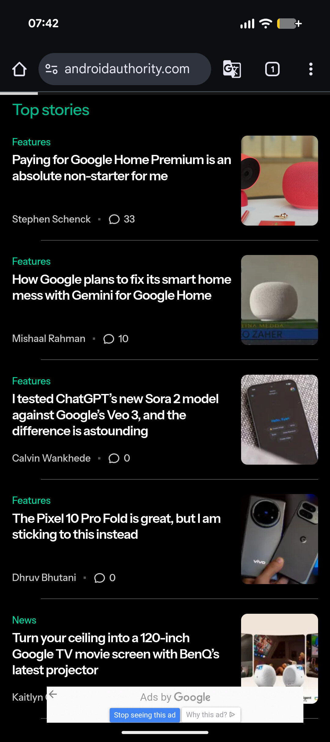 Chrome toolbar screenshot